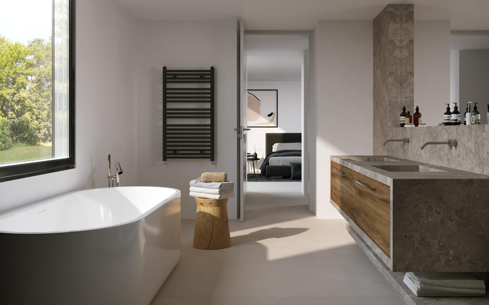 Badezimmer mit Fliesen von Marazzi