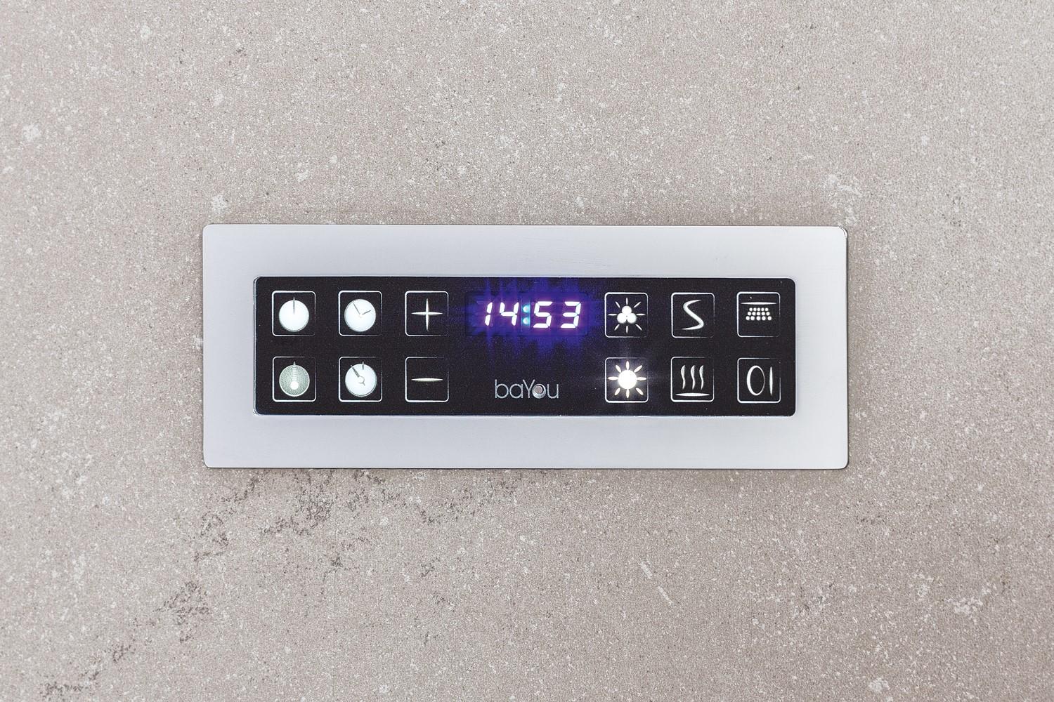 baYou Dampfdusche Bedienfeld